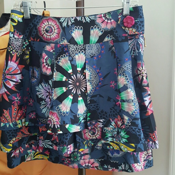 leifsdottir Dresses & Skirts - Anthropologie Leifsdottir Floral Skirt